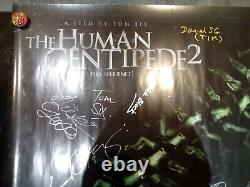 Human Centipede 2 Quad Poster Signed 1 Of A Kind