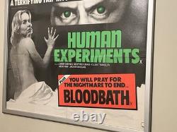 Human Experiments Original British Quad Cinema Movie Poster, Ex Condition