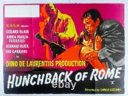 Hunchback Of Rome Original Uk Quad Movie Poster 1960