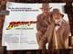 Indiana Jones Last Crusade 1989 Original Rare Theatrical Teaser Poster Uk Quad