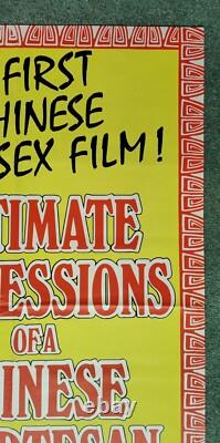 INTIMATE CONFESSIONS OF A CHINESE COURTESAN (1972) original UK quad movie poster