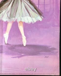 I am a Dancer ORIGINAL Quad Movie Poster Margot Fonteyn Rudolph Nureyev 1972