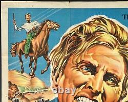 Indian Fighter Original Quad Movie Cinema Poster Kirk Douglas Walter Matthau'55