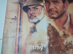 Indiana Jones And The Last Crusade UK Cinema Quad Poster 40x30 Original release
