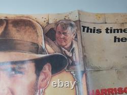 Indiana Jones And The Last Crusade UK Cinema Quad Poster 40x30 Original release