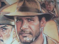 Indiana Jones And The Last Crusade UK Cinema Quad Poster 40x30 Original release