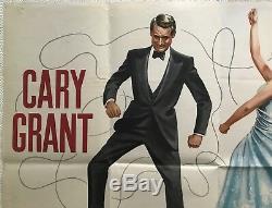 Indiscreet Original British Movie Quad Poster 1958 Cary Grant, Ingrid Bergman