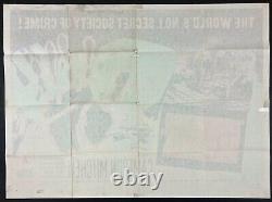 Inside the Mafia Original Quad Movie Film Cinema Poster Cameron Mitchell 1959