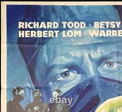 Intent to Kill Original Quad Movie Poster Richard Todd Herbert Lom Wiggins 1958