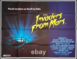 Invaders from Mars ORIGINAL Quad Movie Film Cinema Poster Tobe Hooper 1986