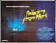 Invaders From Mars Original Quad Movie Film Cinema Poster Tobe Hooper 1986