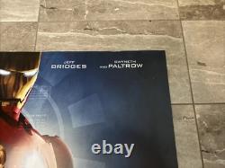 Ironman Original Uk Cinema Quad Movie Poster Robert Downey Jr