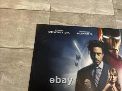 Ironman Original Uk Cinema Quad Movie Poster Robert Downey Jr