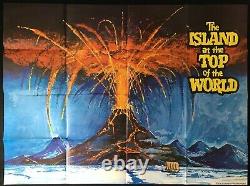 Island at the Top of the World Original Quad Movie Poster Walt Disney 1974