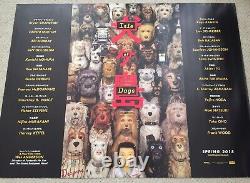 Isle of Dogs (2018), Wes Anderson, Original UK Cinema Quad Poster 30x40