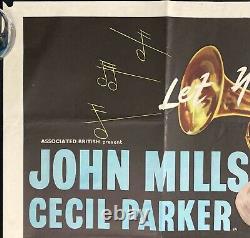 It's Great to be Young Original Quad Movie Poster Cecil Parker John Mills 1956