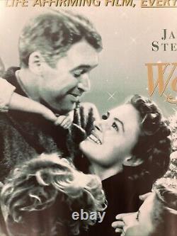 It's a Wonderful Life 1997 Re-release 50th Anniversary Quad Movie Poster 30x40