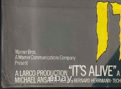 Its Alive Original Quad Movie Cinema Poster Larry Cohen 1974