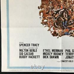 Its a Mad Mad Mad Mad World Original Quad Movie Poster Spencer Tracey 1970RR