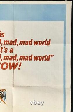 Its a Mad Mad Mad Mad World Original Quad Movie Poster Spencer Tracey 1970RR