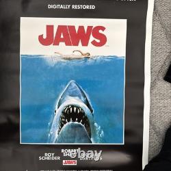 JAWS 2012 Rerelease ORIGINAL UK ONE SHEET CINEMA POSTER Digitally Restored