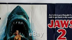 JAWS 2 Original UK Quad Film Poster 1978