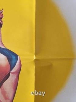 JOY STICKS (1983) Original Folded UK Quad Cinema Poster Amazing Artwork