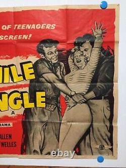 JUVENILE JUNGLE Super rare British quad! Punk teens! Kidnapping! Romance! WOW