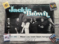 Jackie Brown Original UK Cinema Quad Teaser Poster 1997 Rare Very Good Condition