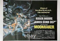 James Bond 007 Moonraker (Roger Moore) Original Movie Poster (Quad Film)