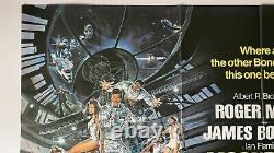 James Bond 007 Moonraker (Roger Moore) Original Movie Poster (Quad Film)