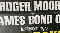 James Bond 007 Moonraker (Roger Moore) Original Movie Poster (Quad Film)