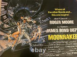 James Bond Moonracker Poster, UK Movie Quad Original
