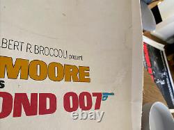 James Bond, The Man With The Golden Gun, UK Movie Quad Linen Backed & Original