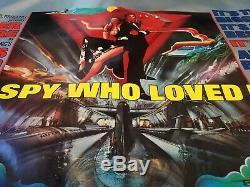 James Bond The Spy Who Loved Me Original Uk Quad Film Poster 1977 (rolled)