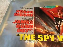 James Bond The Spy Who Loved Me Original Uk Quad Film Poster 1977 (rolled)