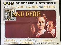 Jane Eyre ORIGINAL Quad Movie Film Cinema Poster Susannah York George C. Scott