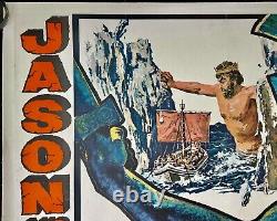 Jason and the Argonauts Original Quad Movie Poster LINEN BACKED Ray Harryhausen