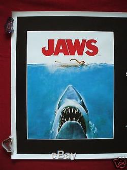 Jaws 2012 Original Movie Poster Uk Quad D/s Spielberg 1975 Classic Halloween