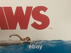 Jaws 2012 Rr Original Uk Quad Cinema Poster Rare Withdrawn Version