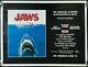 Jaws Original Quad Movie Poster Steven Spielberg Anniversary Reissue 2012