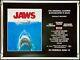 Jaws Original Quad Movie Poster Steven Spielberg Anniversary Reissue 2012