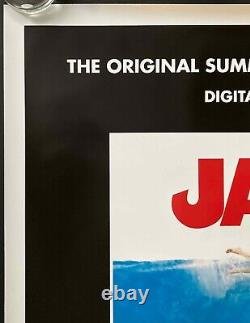 Jaws Original UK One Sheet Movie Poster Steven Spielberg Anniversary RR 2012