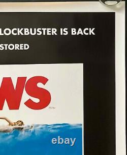 Jaws Original UK One Sheet Movie Poster Steven Spielberg Anniversary RR 2012