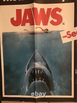 Jaws Rerelease (1976) Original UK Movie Quad