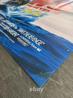 Jaws The Revenge (Jaws 4) 1987 Original UK Quad Cinema Poster Folded