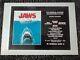 Jaws (remastered) Uk Quad Movie Poster