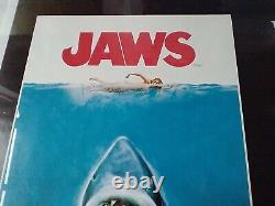 Jaws (remastered) UK quad movie poster