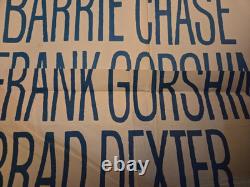 Jayne Mansfield Original 1961 quad 40 X 60 The George Raft Story Folded