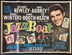 Jazz Boat ORIGINAL Quad Movie Film Cinema Poster Anthony Newley Anne Aubrey 1960